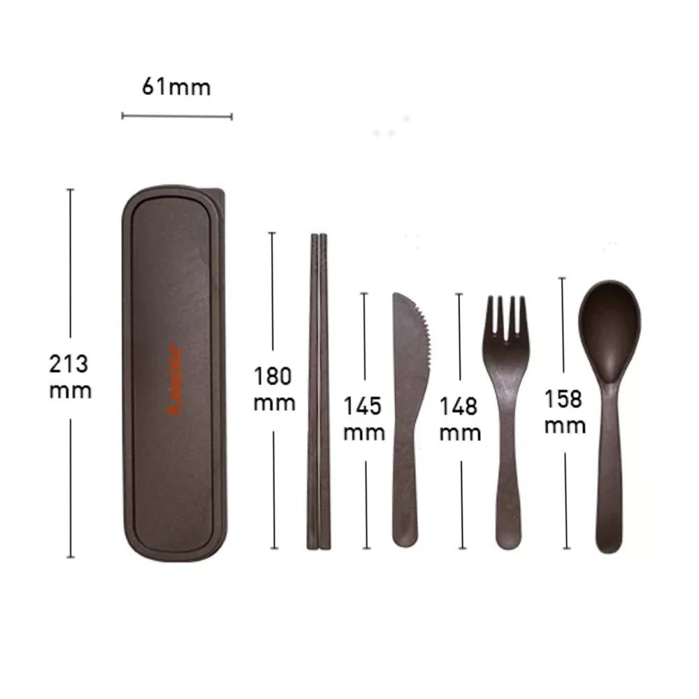 Jackery Coffee Grounds PLA Cutlery Set