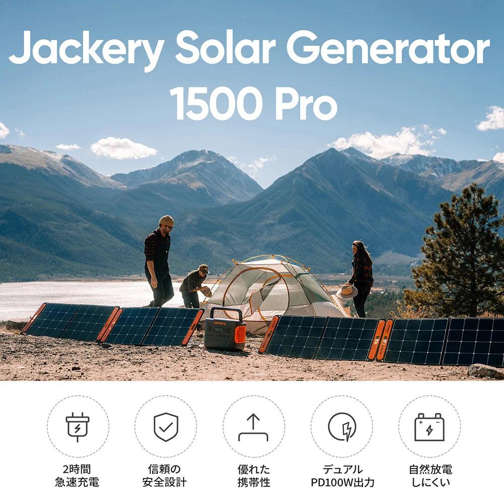 Jackery Portable Power Station 1500 Pro