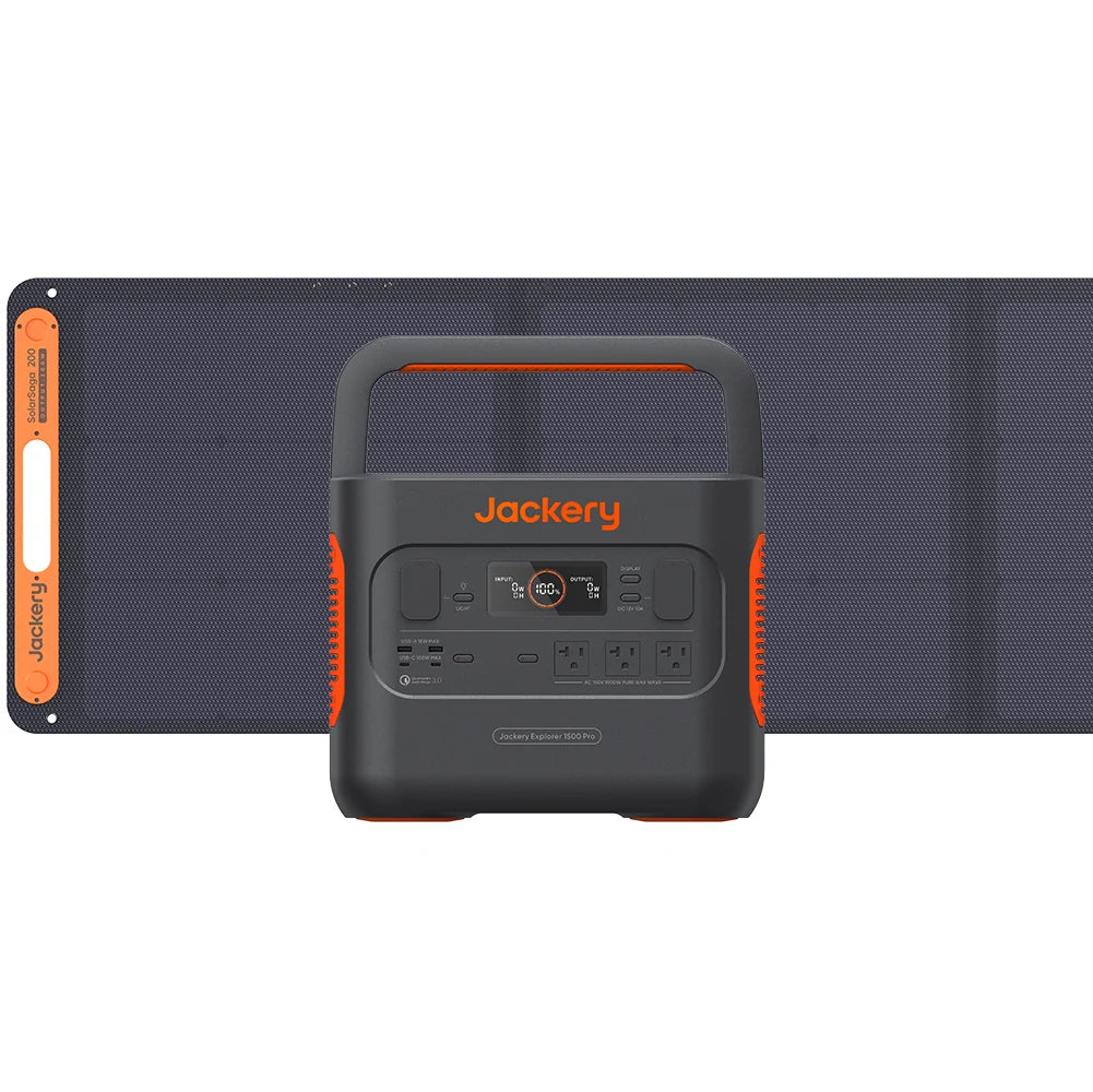 Jackery Solar Generator 1500 Pro Portable Power Station Solar Panel Kit