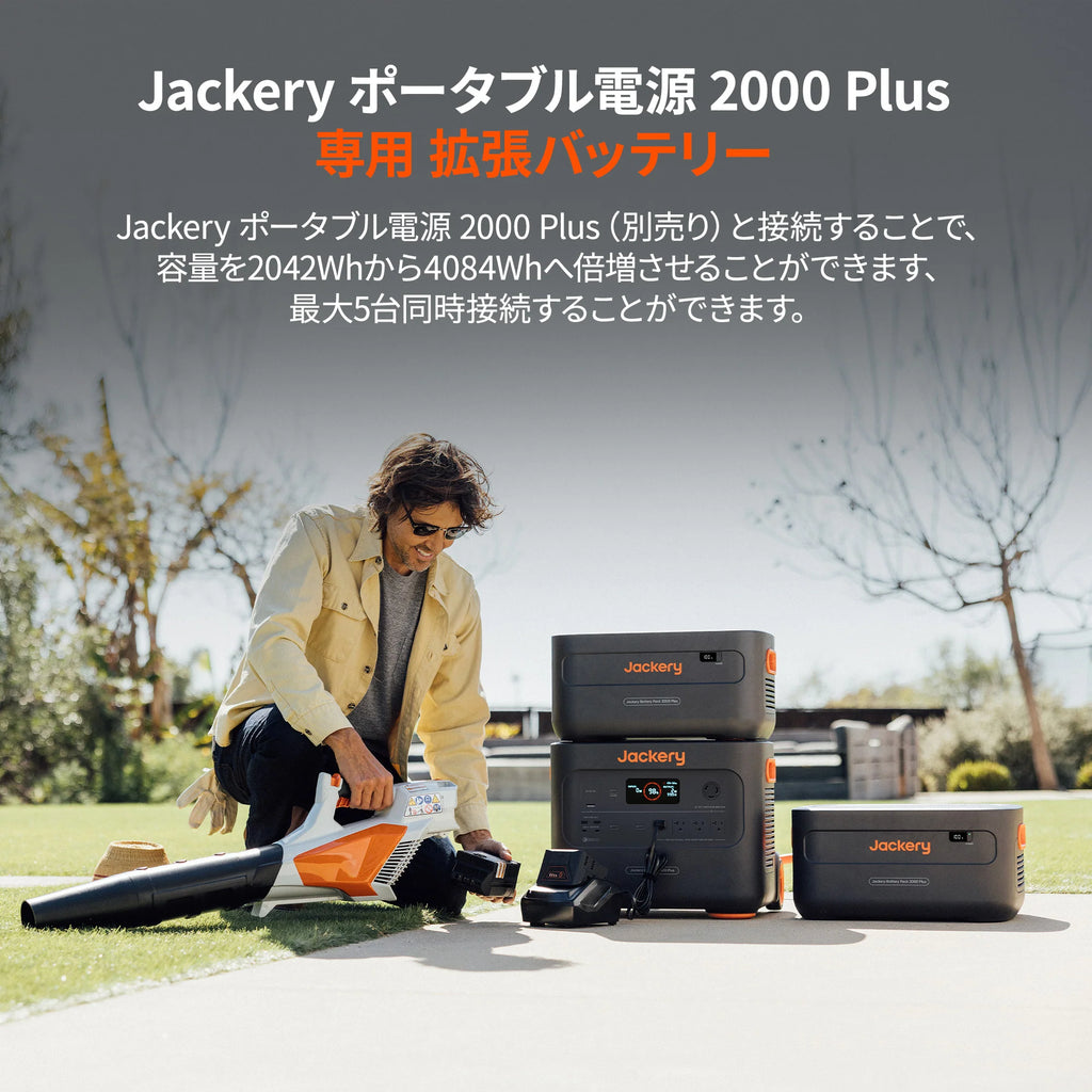 Jackery Solar Generator 2000 Plus Portable Power Station Kit