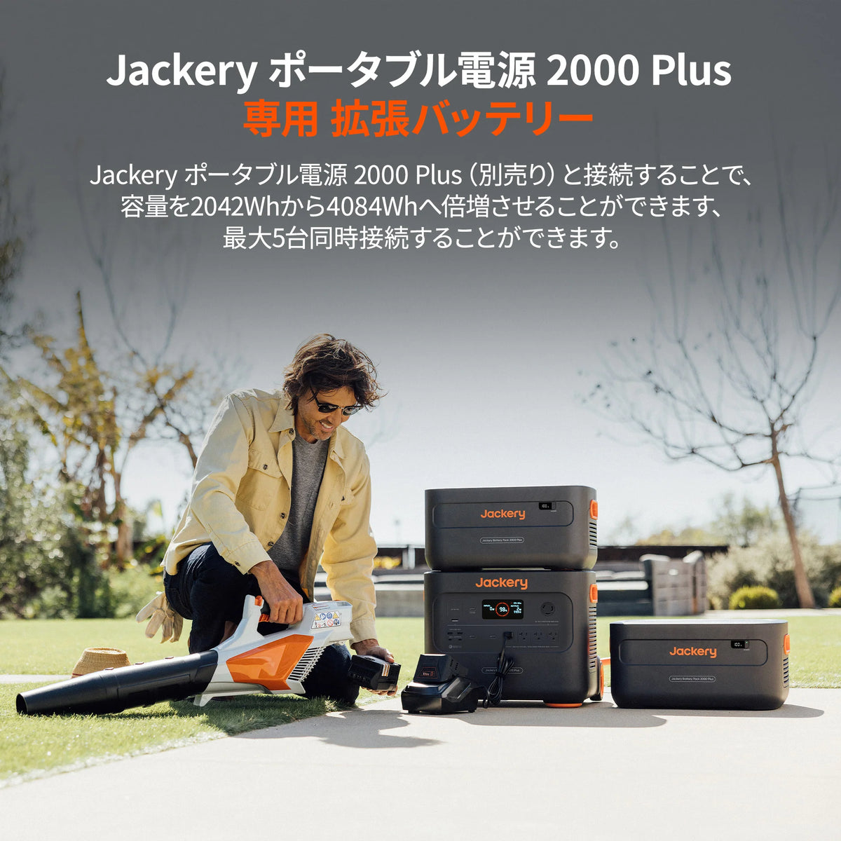 Jackery Solar Generator 2000 Plus Portable Power Station Kit
