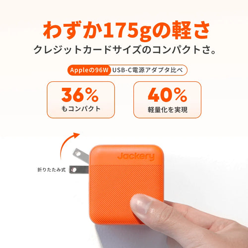 Jackery 102W GaN 3-Port Charging Adapter