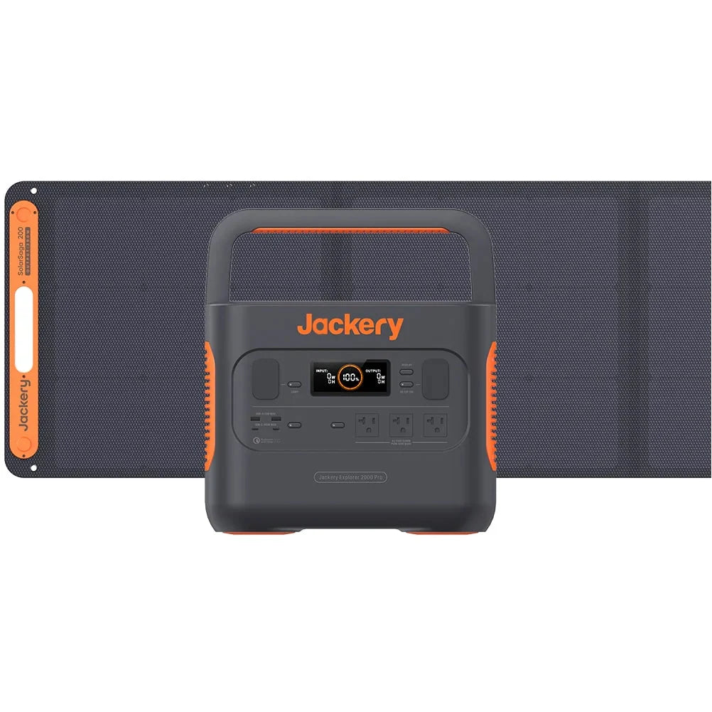 Jackery Solar Generator 2000 Pro Portable Power Station Solar Panel Kit
