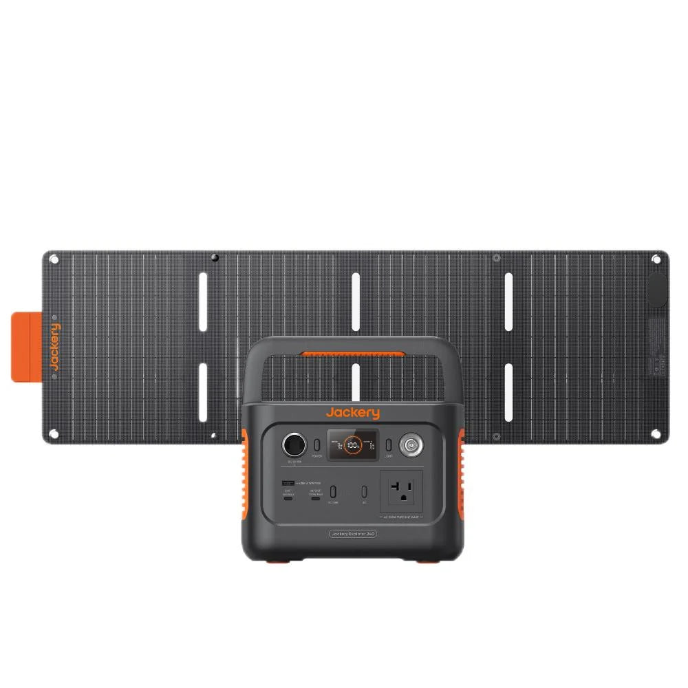 Jackery Solar Generator 240 New 40 Mini Portable Power Station Solar Panel