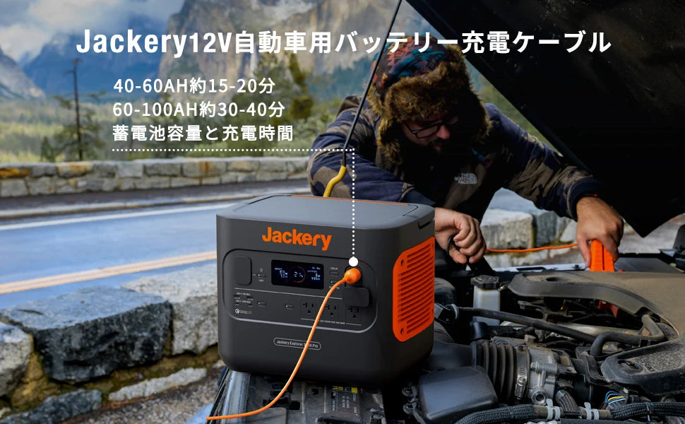 Jackery 12V Car Battery Charging Cable