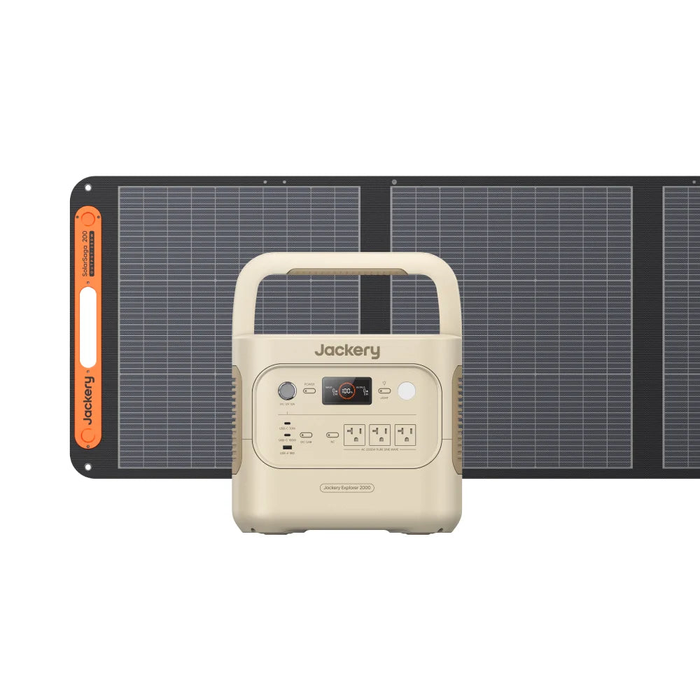 Jackery Solar Generator 2000 New Portable Power Station Kit
