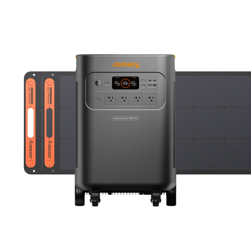 Jackery Solar Generator 5000 Plus Portable Power Station Kit