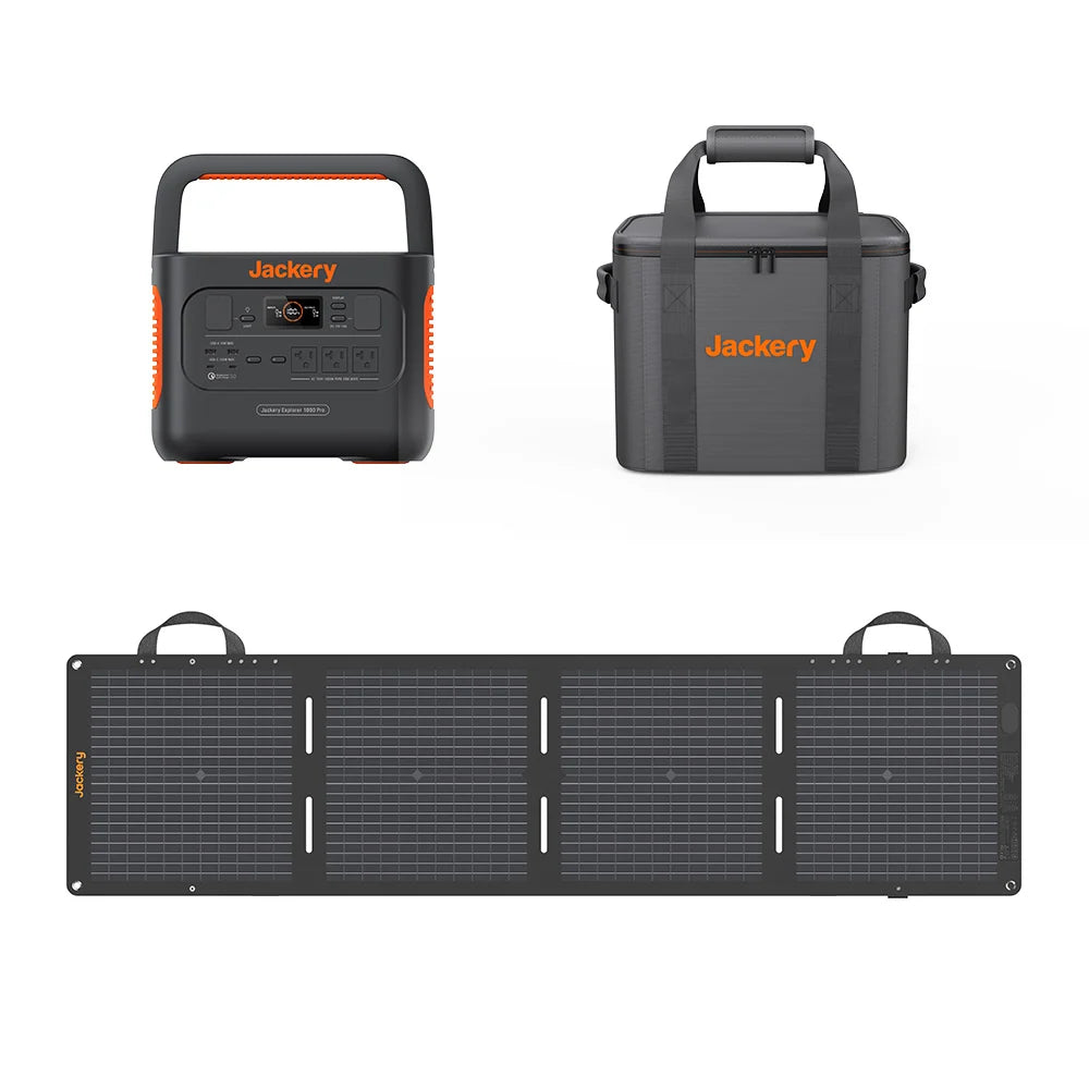 Jackery Solar Generator 1000 Pro 100W Mini Portable Power Station Solar Panel Kit