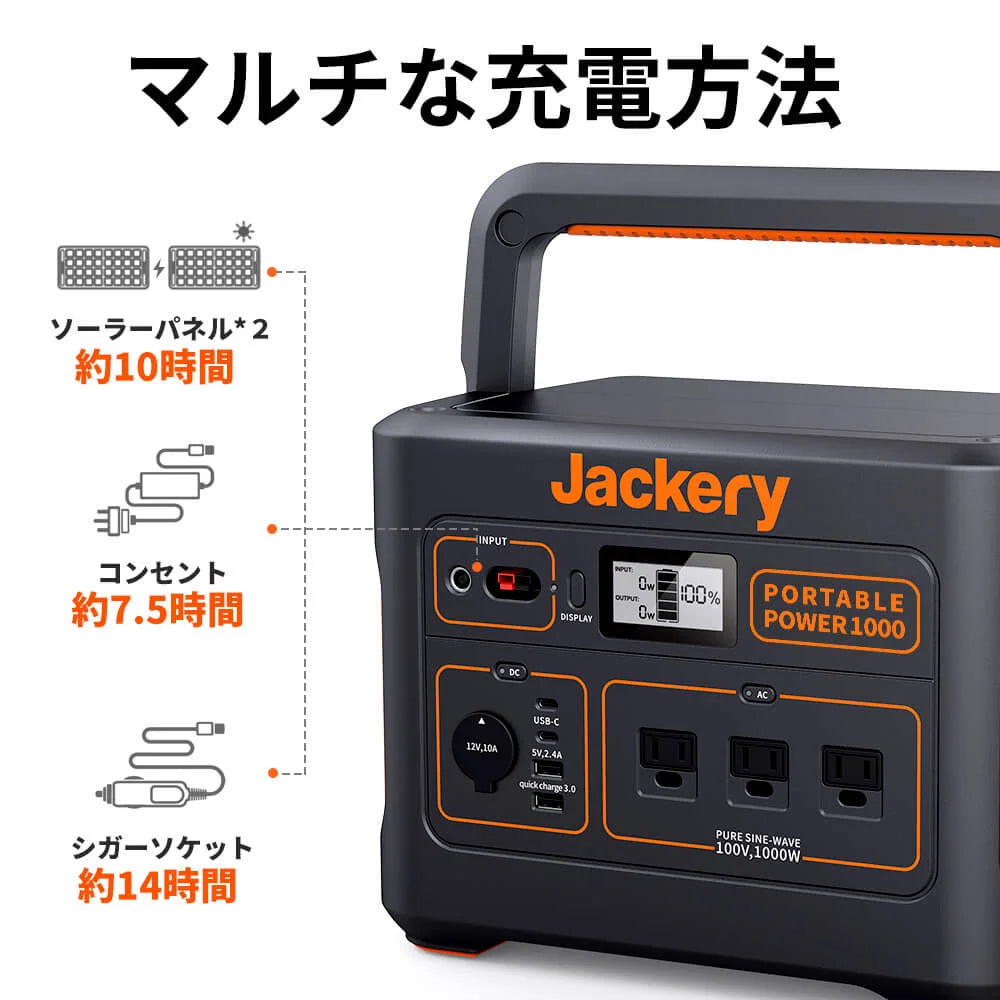 Jackery Solar Generator 1000 Portable Power Station Solar Panel Kit