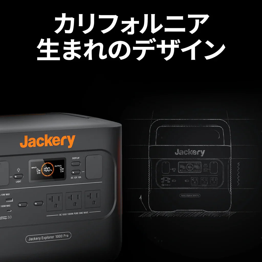 Jackery Solar Generator 1000 Pro 100W Mini Portable Power Station Solar Panel Kit