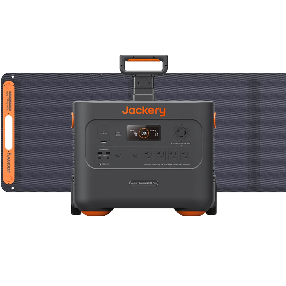 Jackery Solar Generator 2000 Plus Portable Power Station Kit