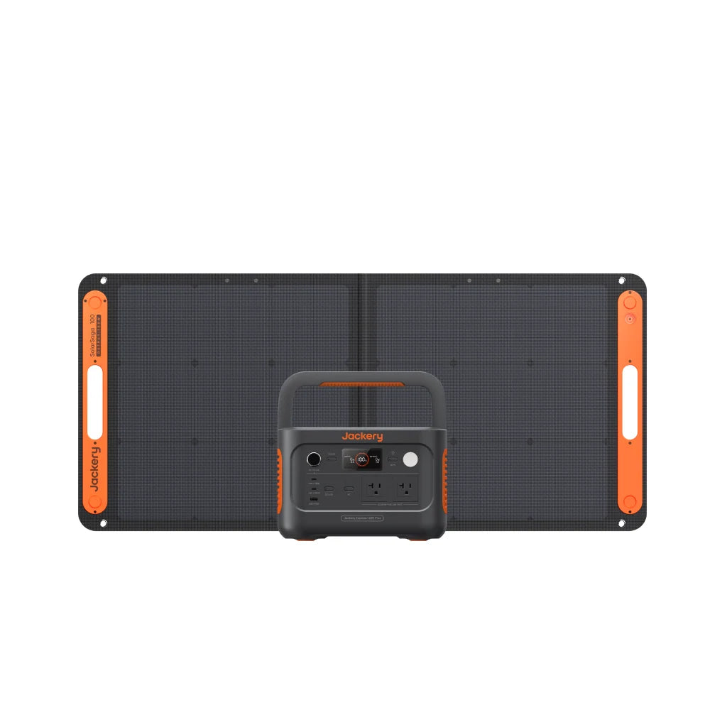 Jackery Solar Generator 600 Plus 100W Portable Power Station Solar Panel Kit