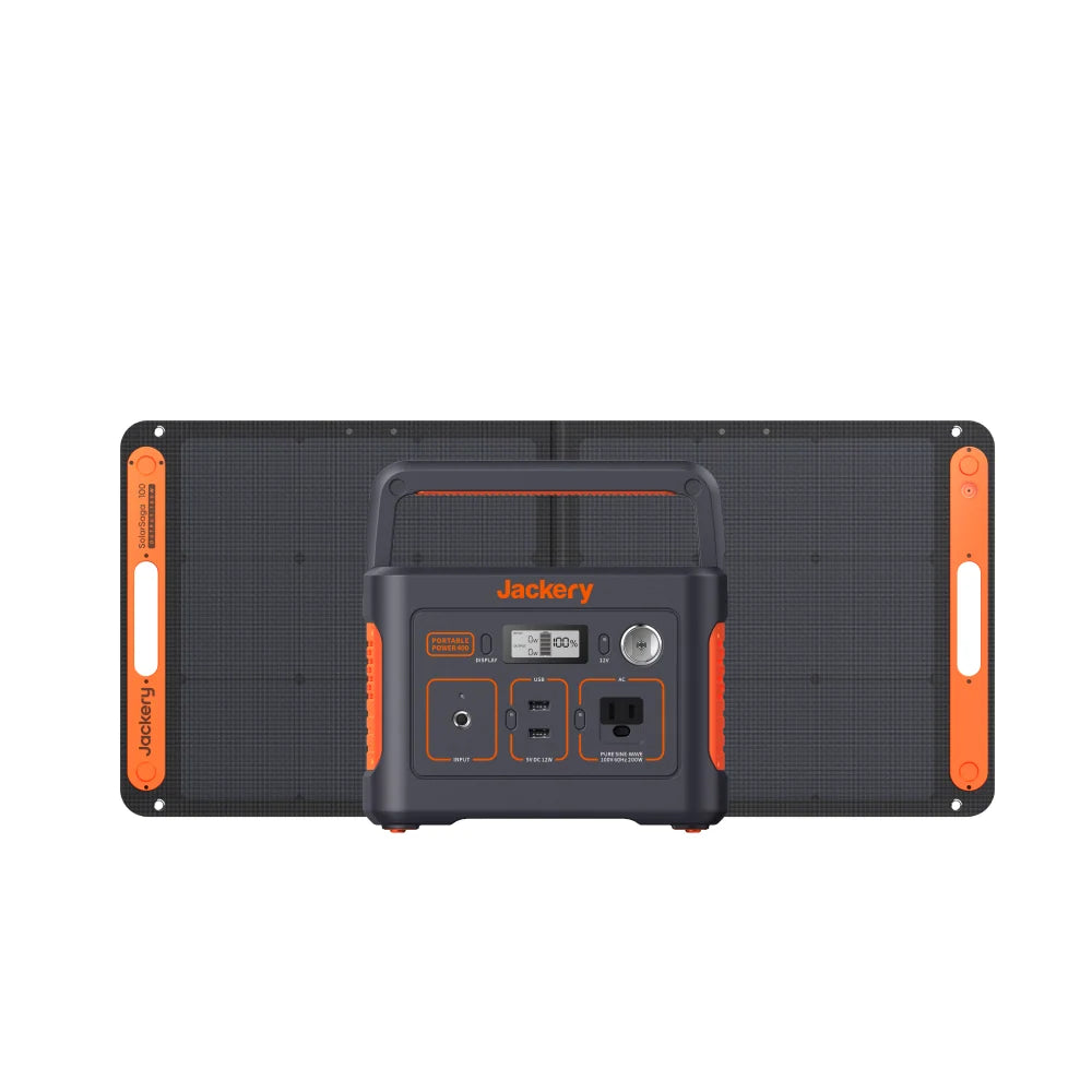 Jackery Solar Generator 400 Portable Power Station Solar Panel Kit