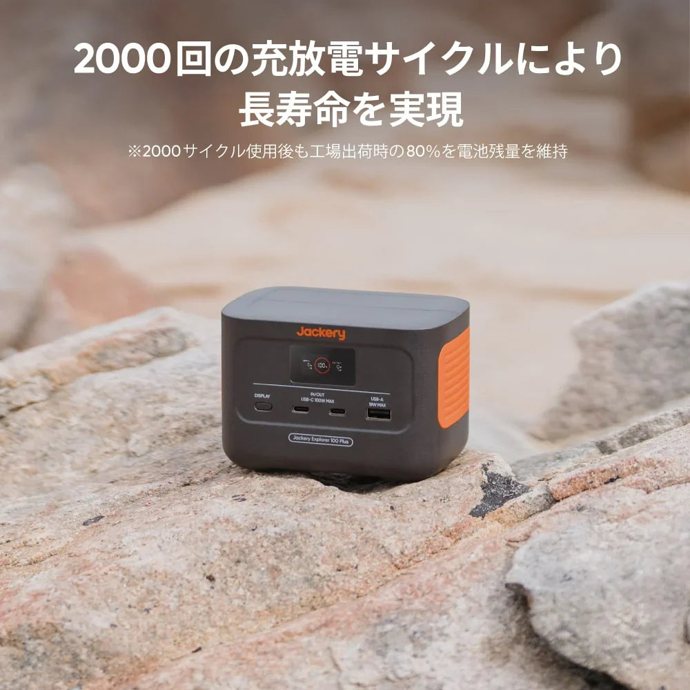 Jackery Solar Generator 100 Plus 40 Mini Portable Power Station Solar Panel