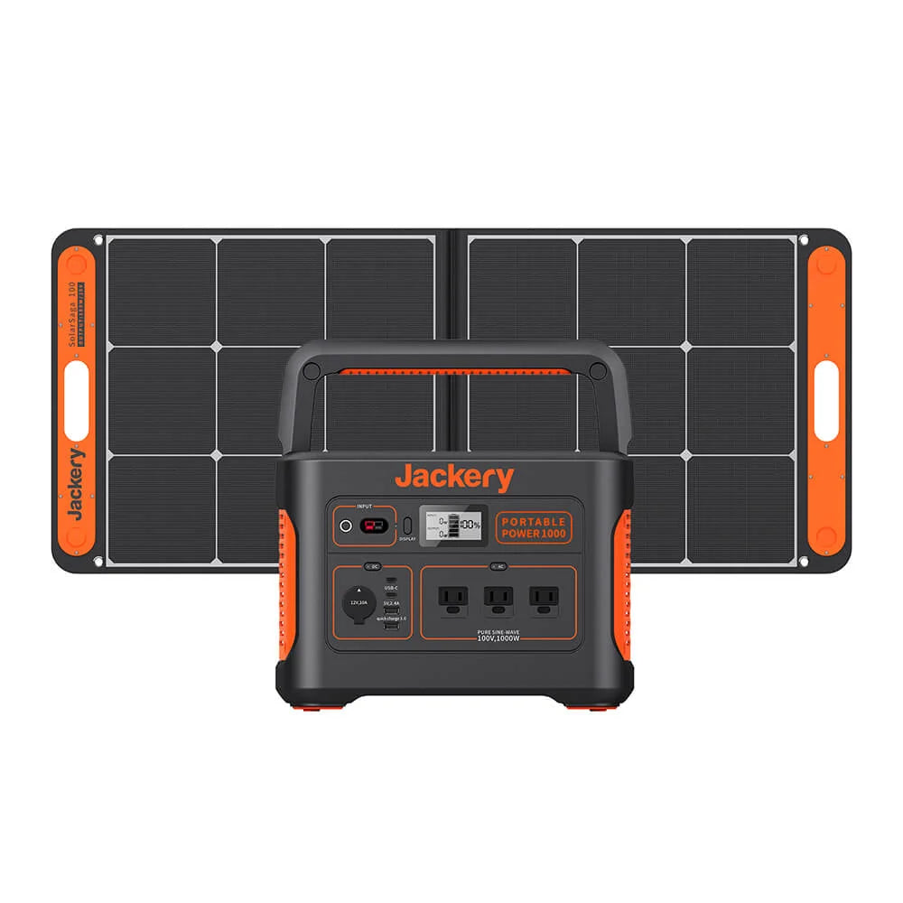 Jackery Solar Generator 1000 Portable Power Station Solar Panel Kit