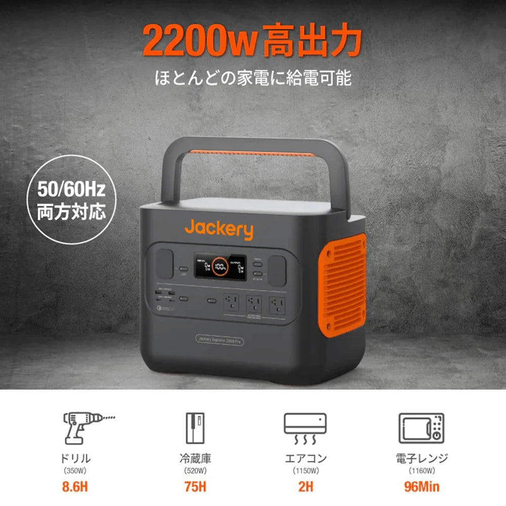 Jackery Solar Generator 2000 Pro Portable Power Station Solar Panel Kit
