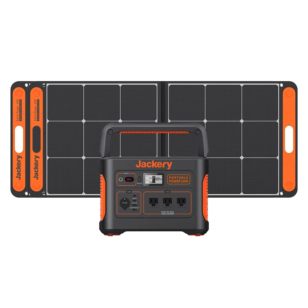 Jackery Solar Generator 1000 Portable Power Station Solar Panel Kit