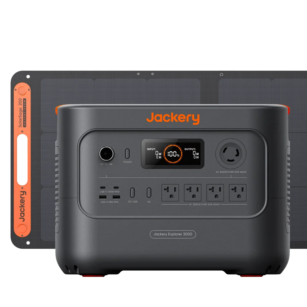 Jackery Portable Power Station 3000 New Kit