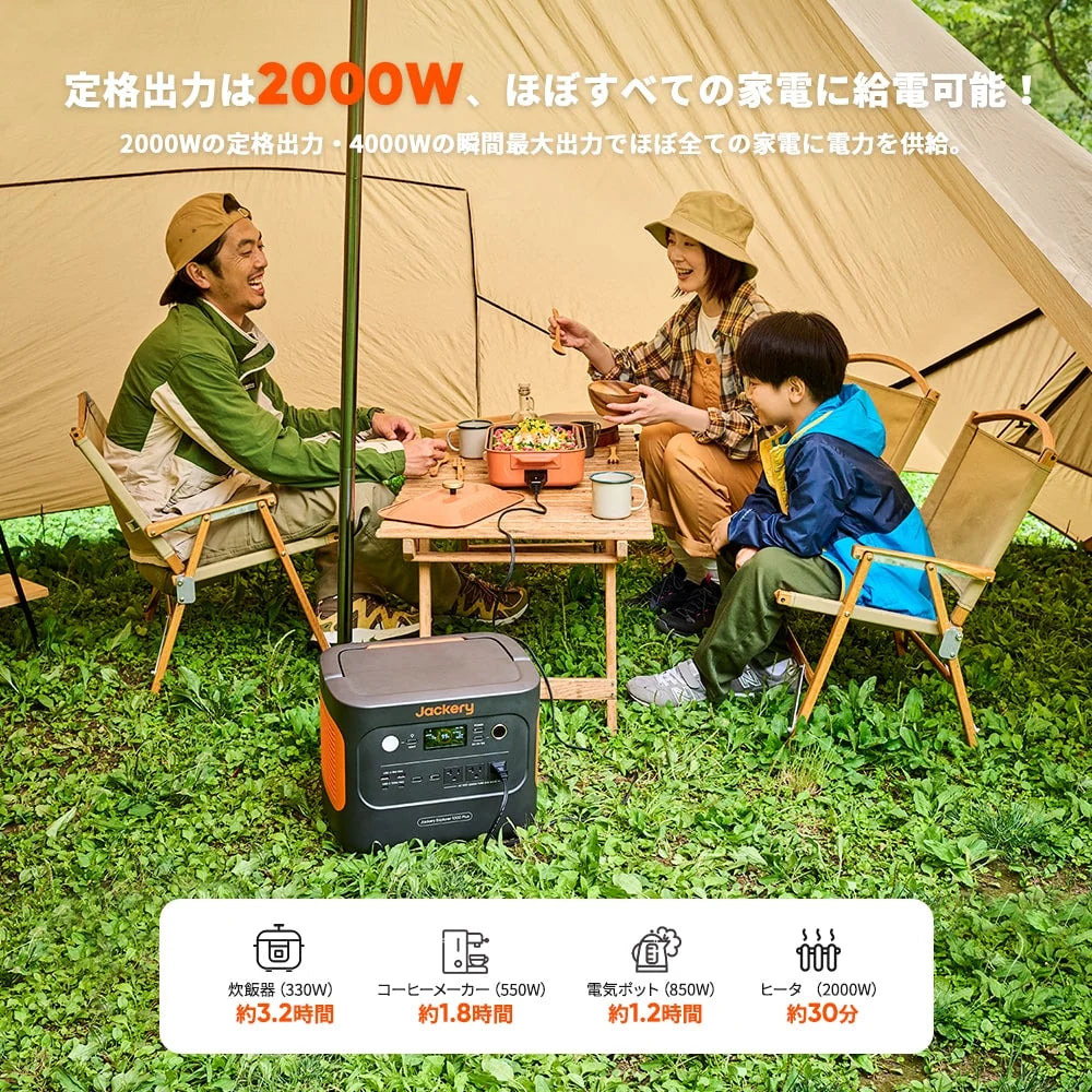 Jackery Solar Generator 1000 Plus Portable Power Station Kit