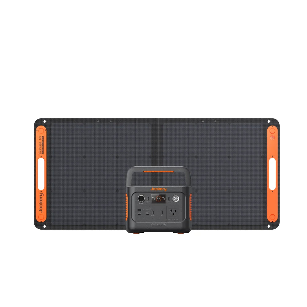 Jackery Solar Generator 240 New 100W Portable Power Station Solar Panel