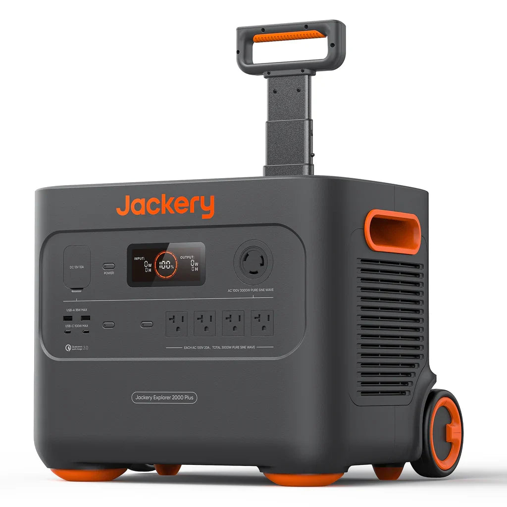 Jackery Portable Power Station 2000 Plus 2 Units Kit