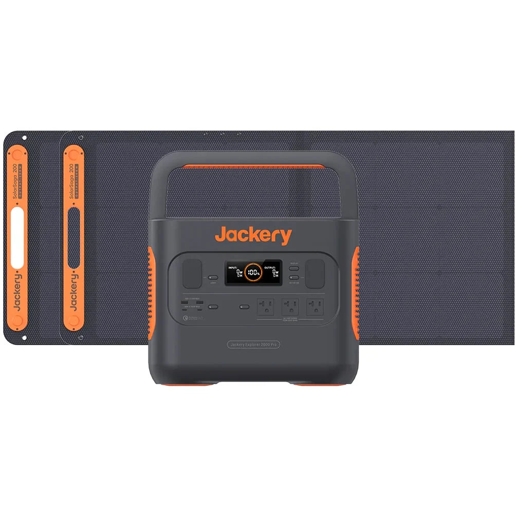 Jackery Solar Generator 2000 Pro Portable Power Station Solar Panel Kit
