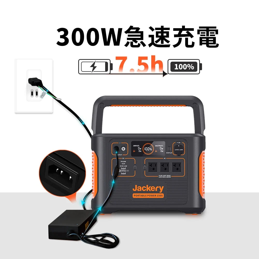 Jackery AC Adapter 300W (Jackery Portable Power Station 1500(PTB152) Only)