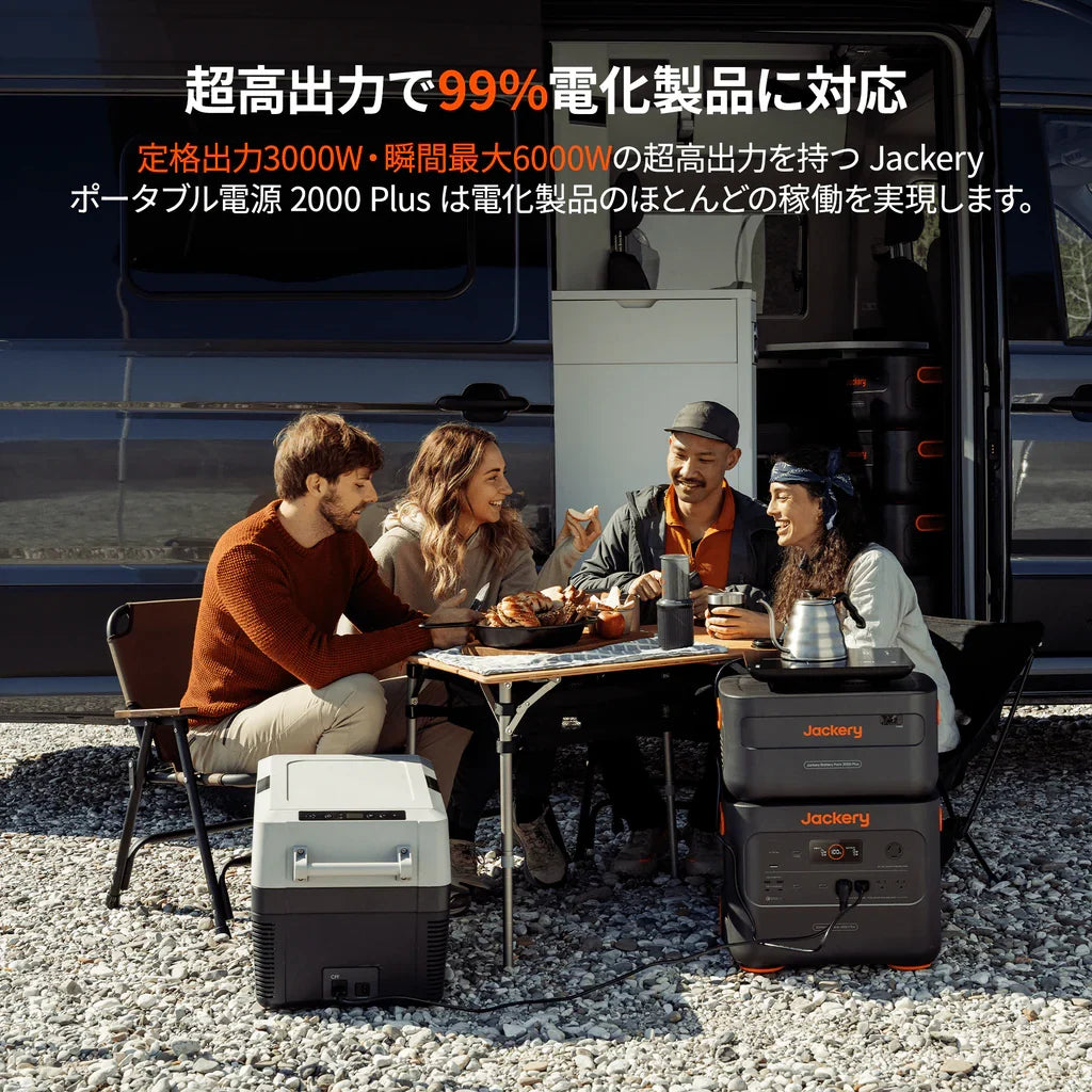 Jackery Portable Power Station 2000 Plus 2 Units Kit