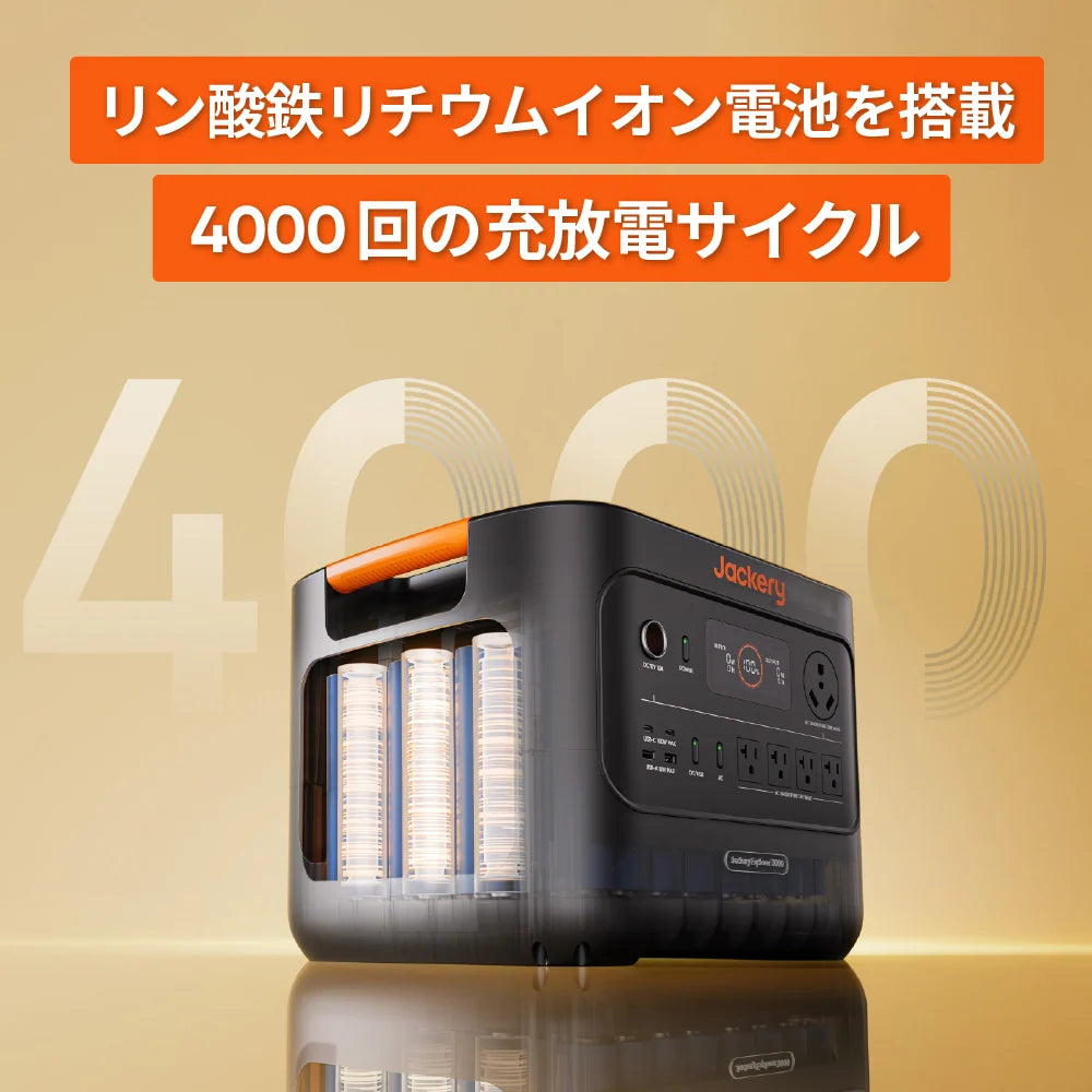 Jackery Portable Power Station 3000 New Kit