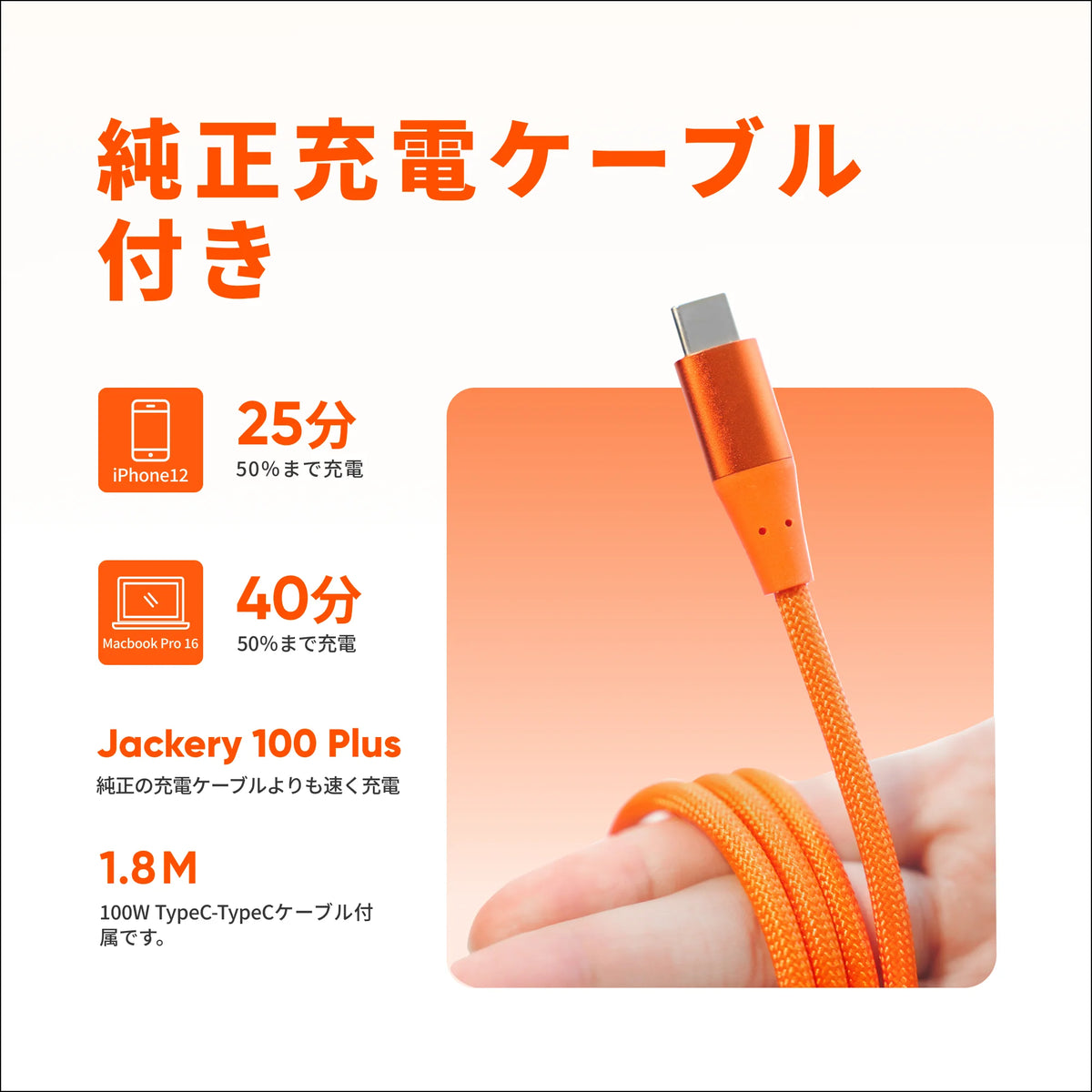 Jackery 102W GaN 3-Port Charging Adapter